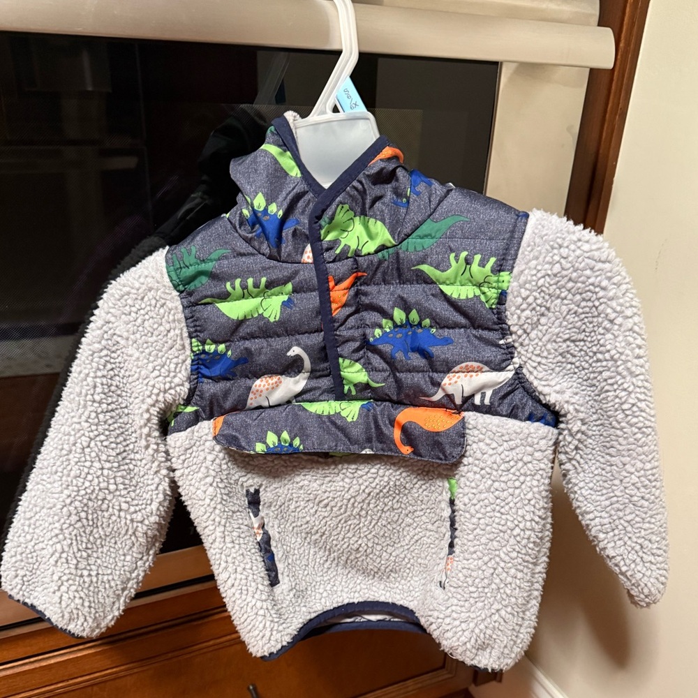 I madison  Dinosaur Print Jacket 2T
